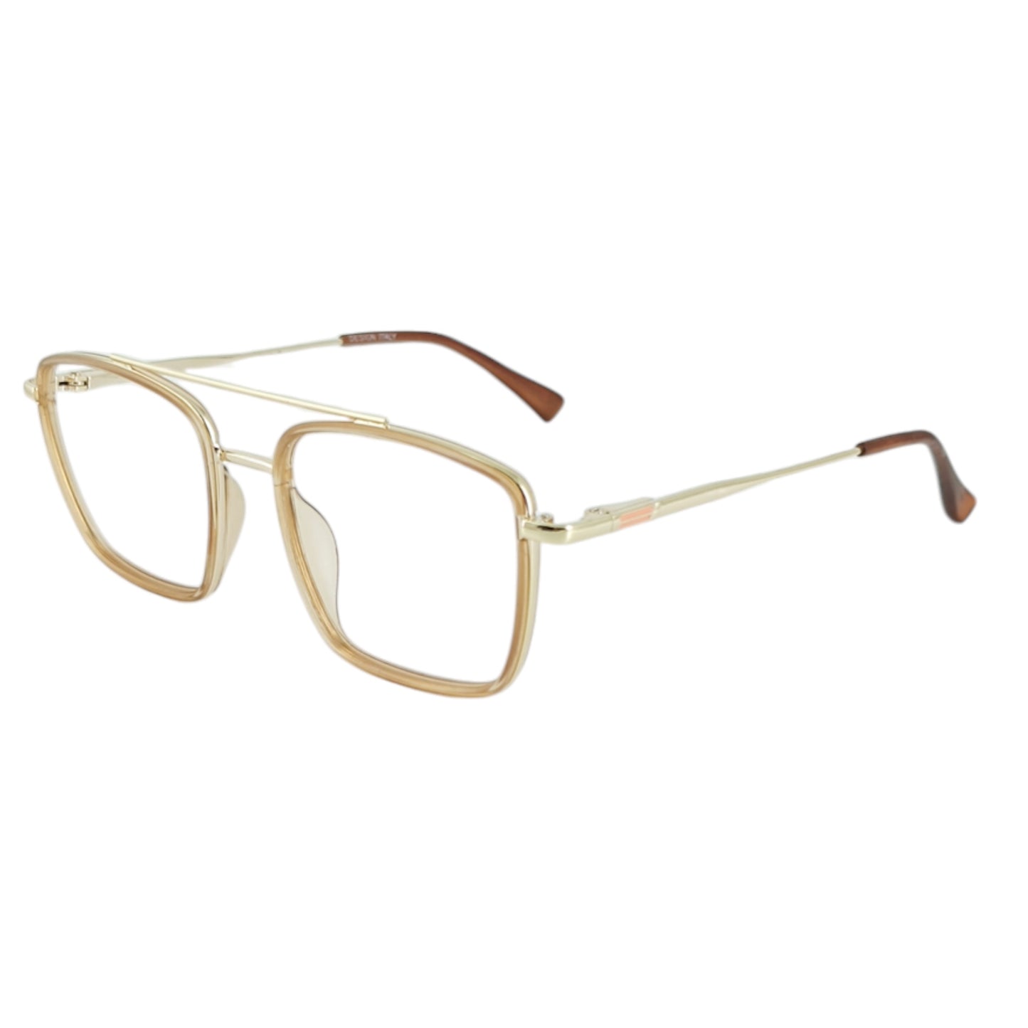 Redex Full Rim Frame Color Golden For Men & Women (55 mm)