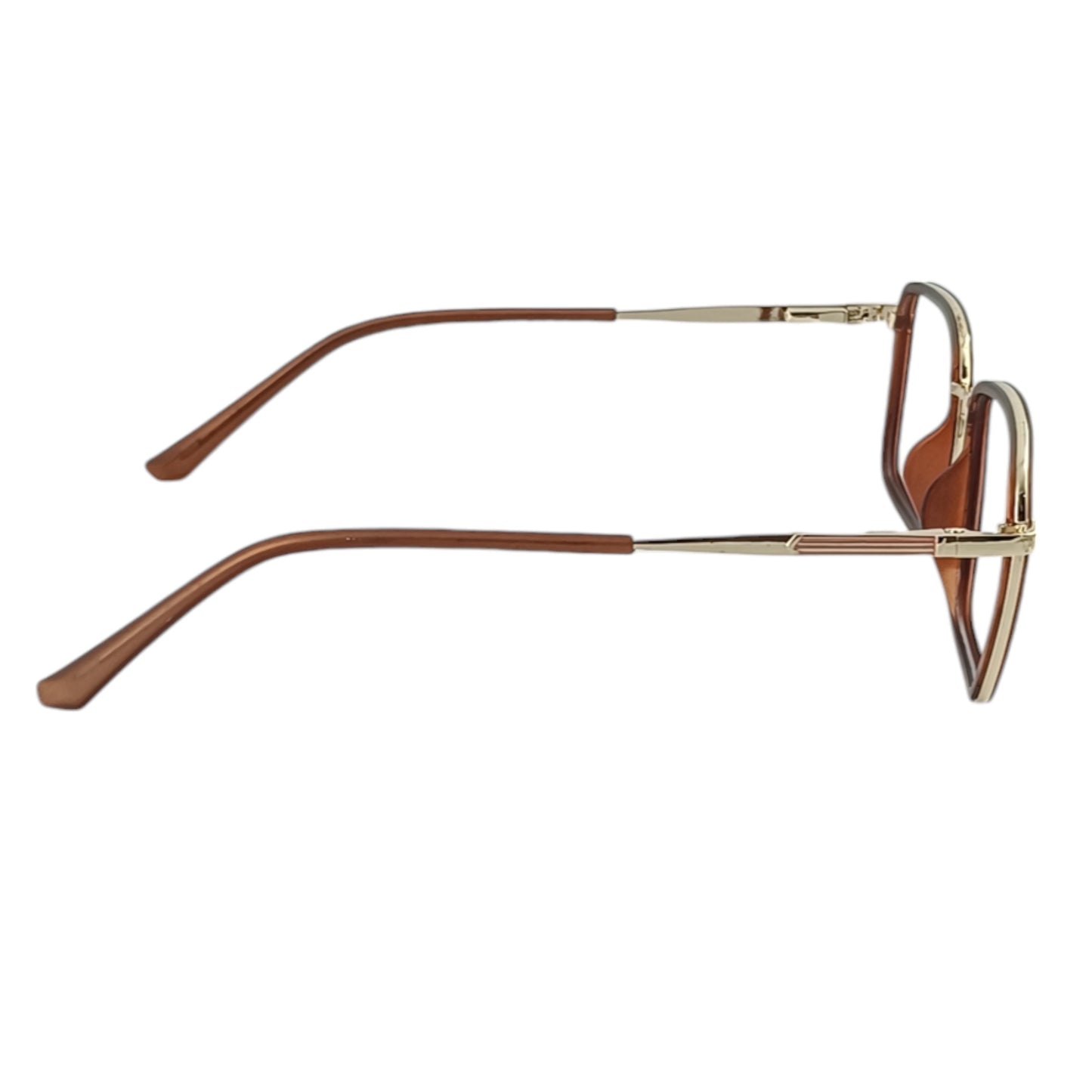 Redex Full Rim Frame Color Brown & Golden For Men & Women (55 mm)