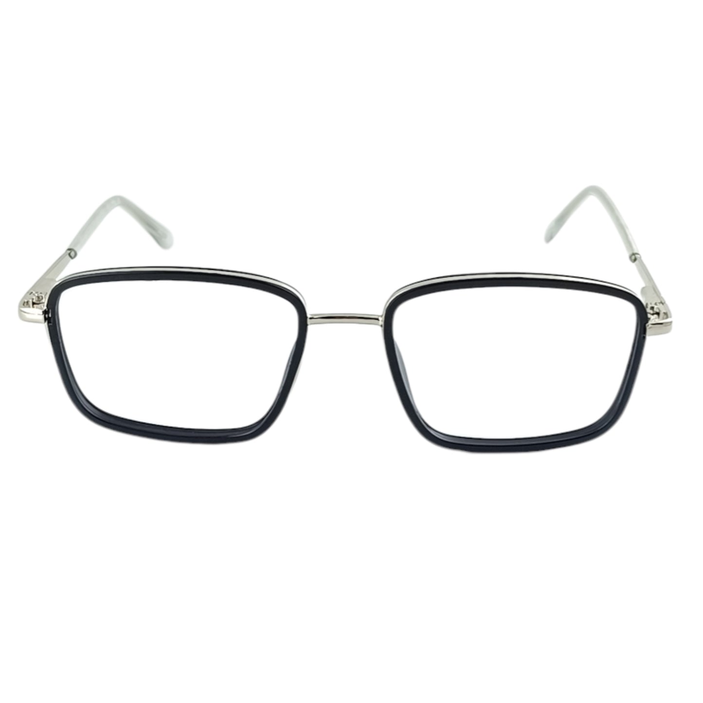 Redex Full Rim Frame Color Black & silver For Men & Women (55 mm)