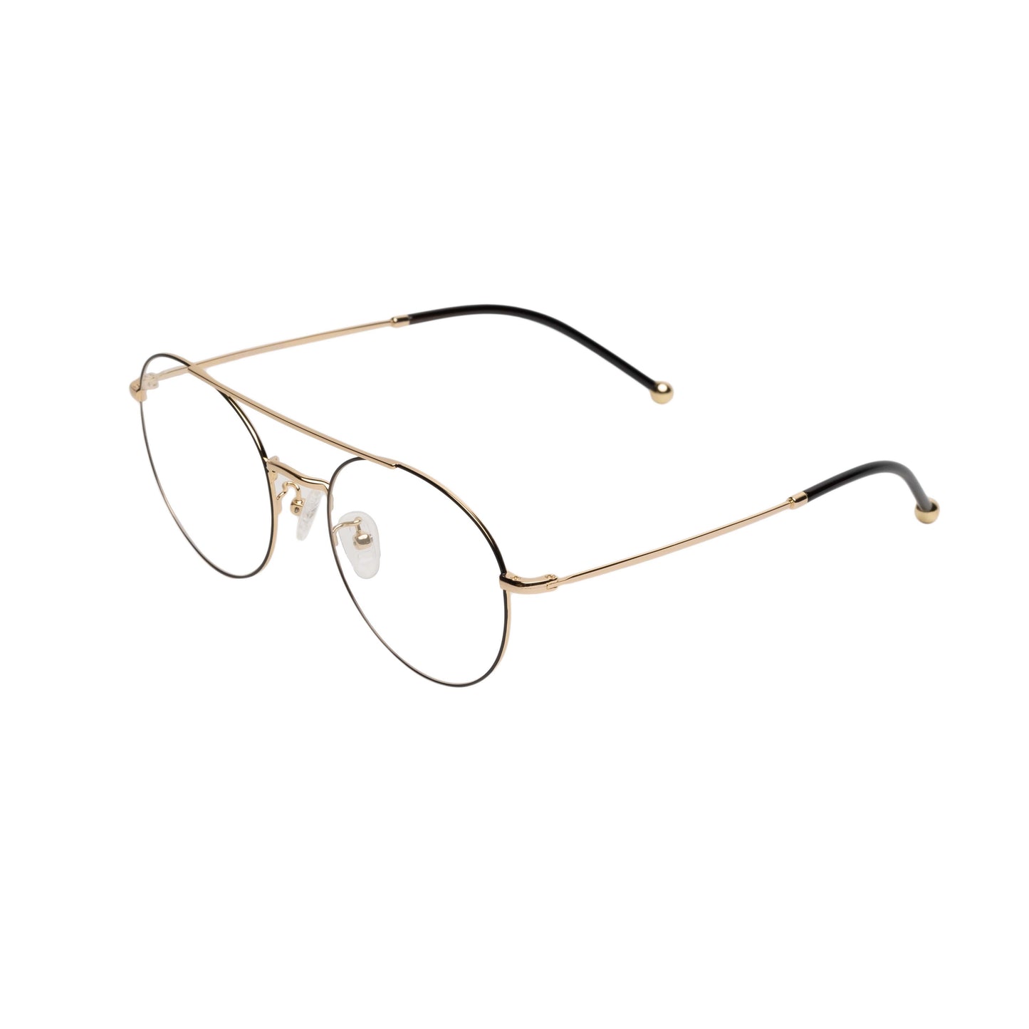 REDEX TRENDY OVERSIZED UNISEX BLACK & GOLDEN COLOR FULL FRAME