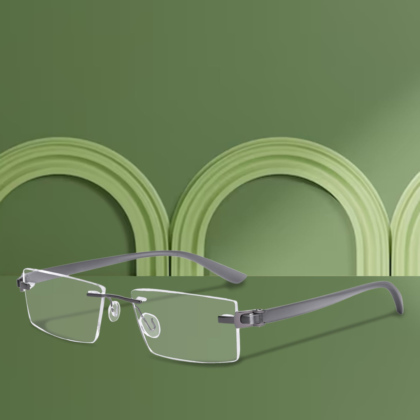 Redex Bluecut Reading Rimless Glass For Unisex