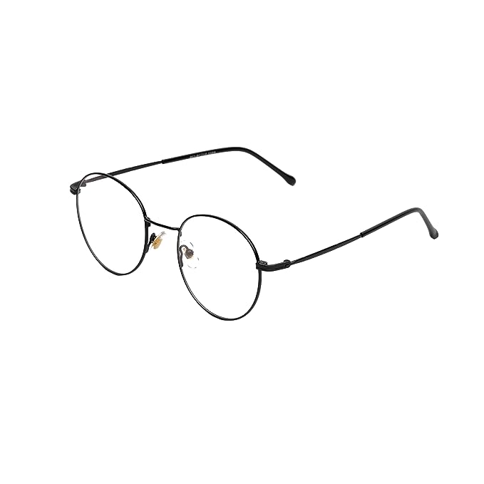 REDEX TRENDY ROUND UNISEX BLACK COLOR FULL FRAME