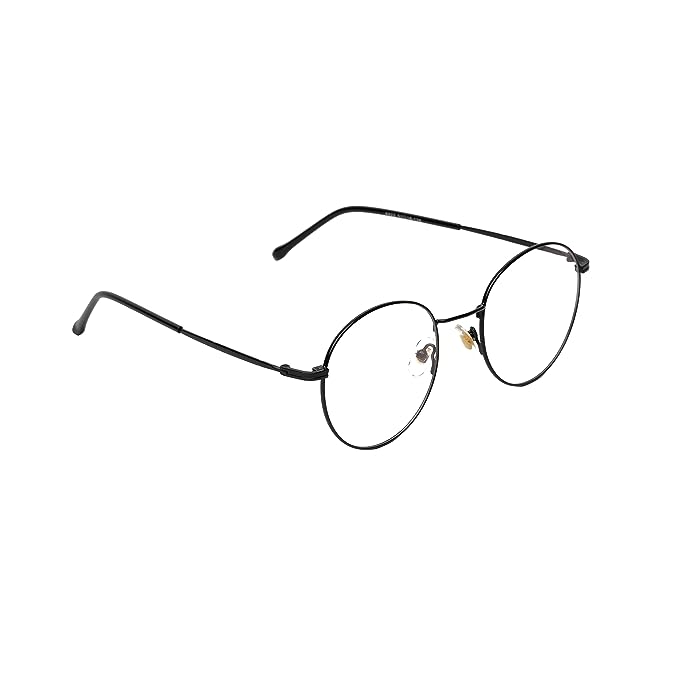 REDEX TRENDY ROUND UNISEX BLACK COLOR FULL FRAME