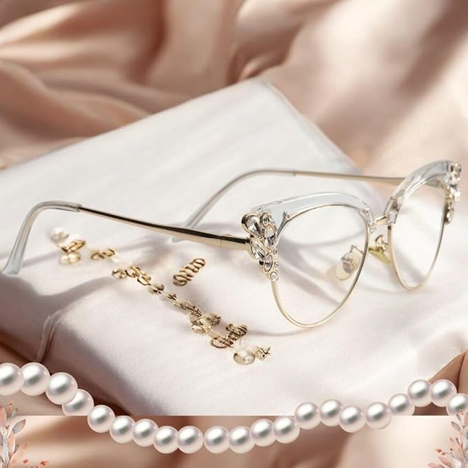 Redex Full Rim Cateye Reading Glasses For girls and women