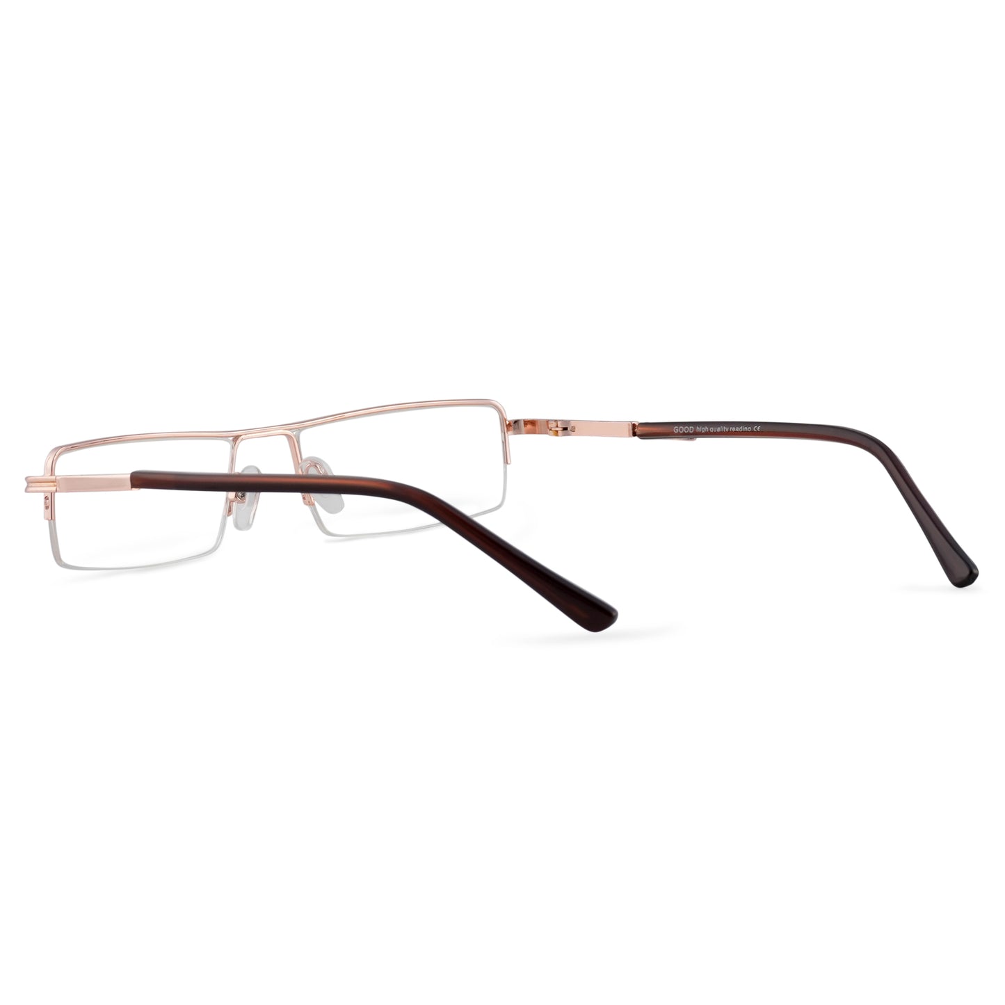 Redex Half Rim Rectangle Reading Glasses For men or women