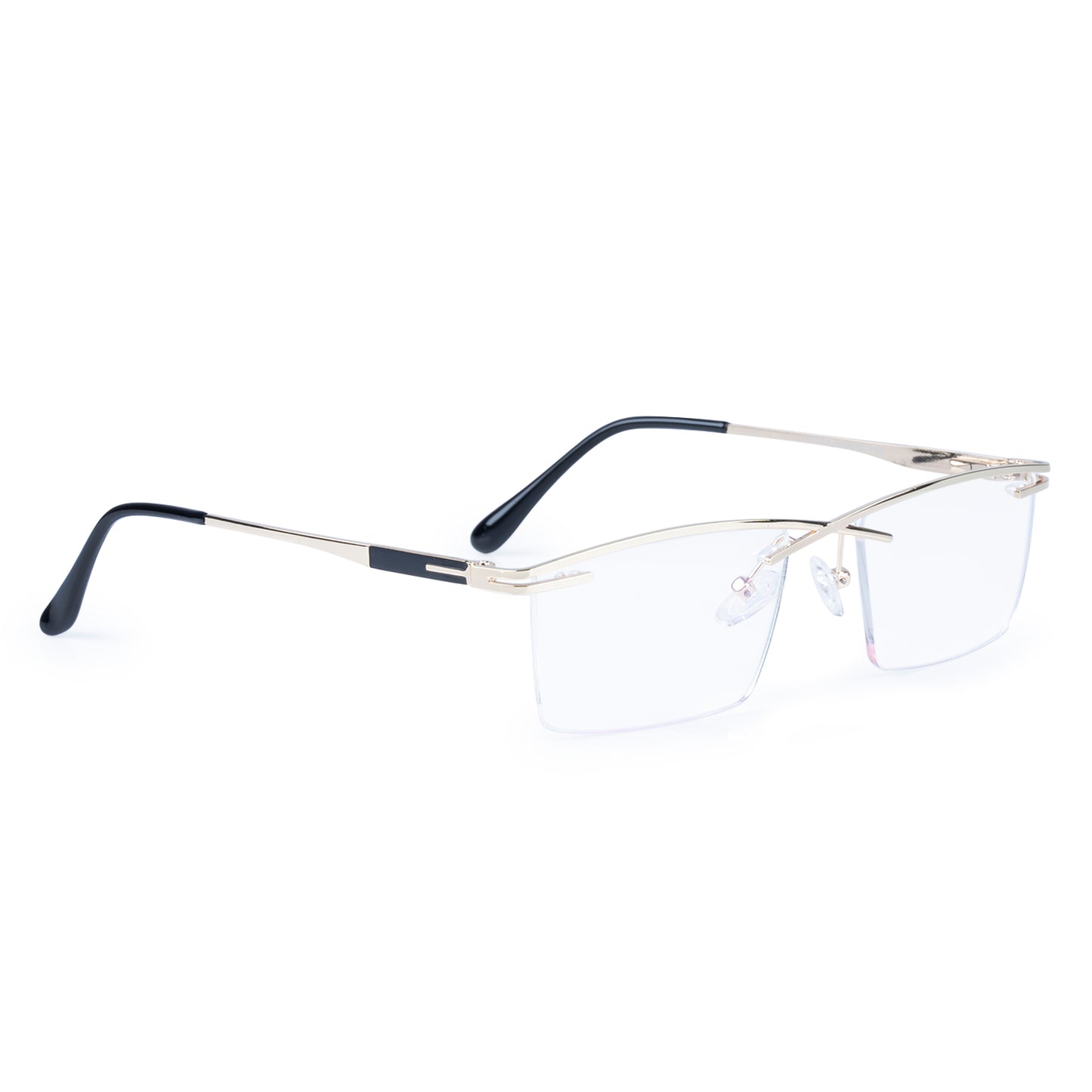 Rimless Rectangle Frame For Unisex