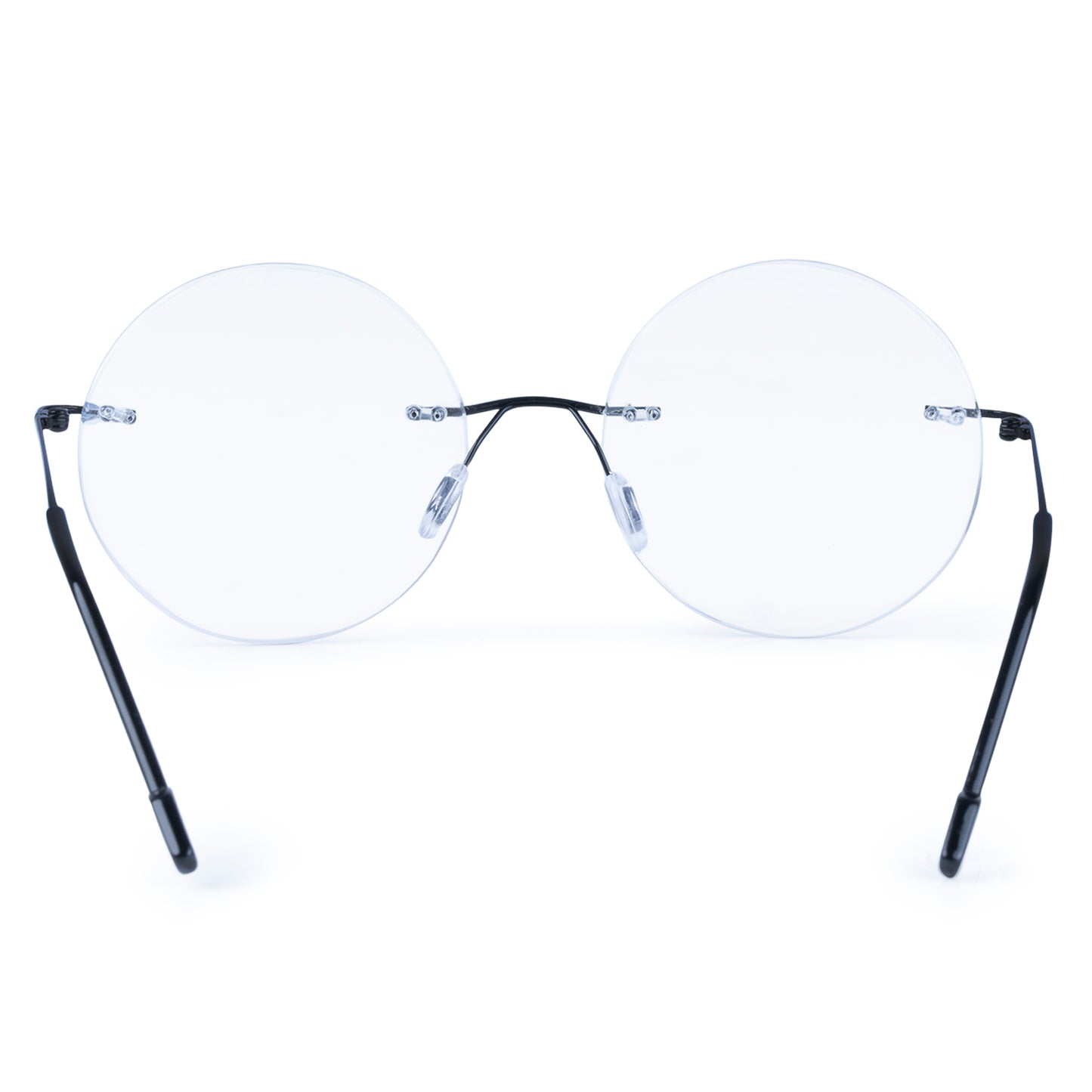 Redex Bluecut Reading Round Rimless Glass For Unisex