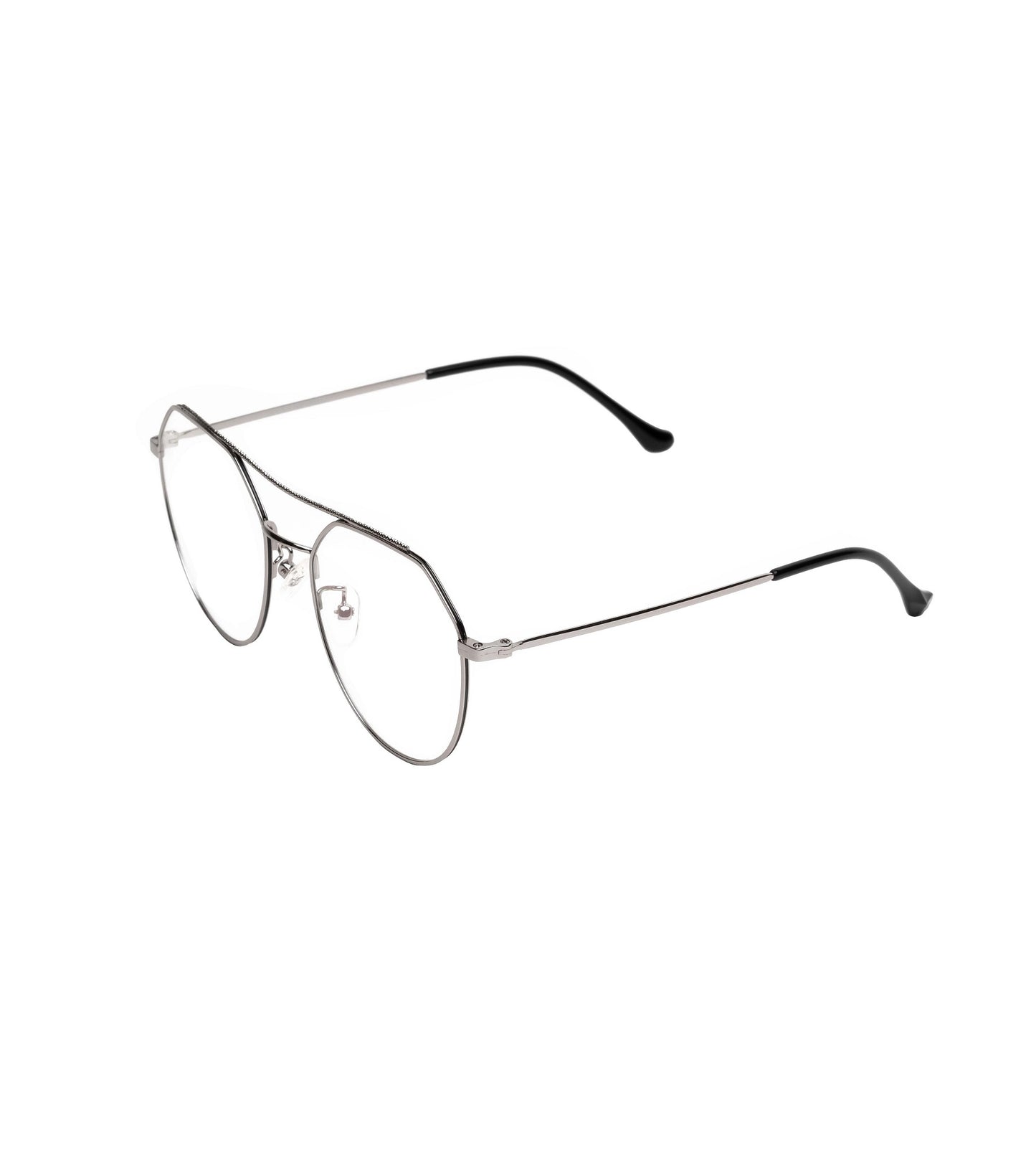 REDEX TRENDY OVERSIZED UNISEX SILVER COLOR FULL FRAME