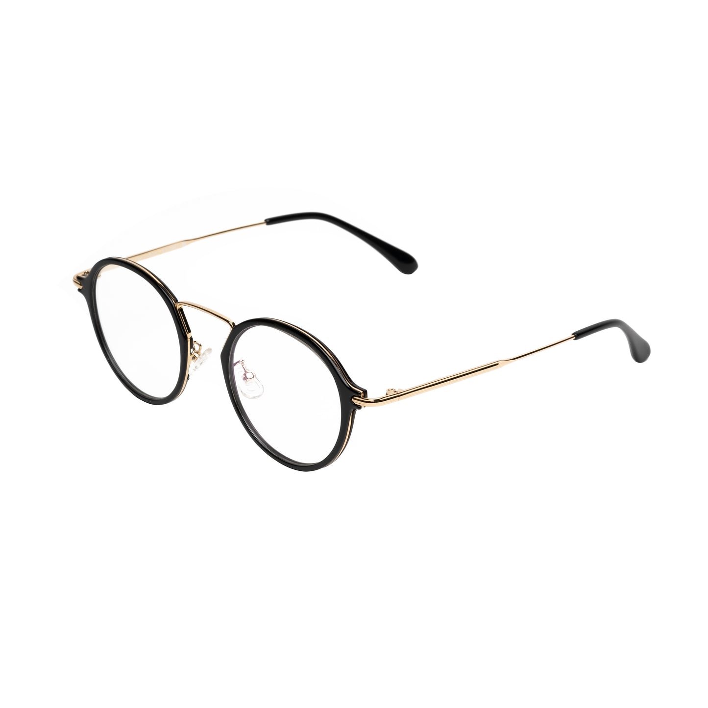 REDEX TRENDY ROUND UNISEX BLACK COLOR FULL FRAME