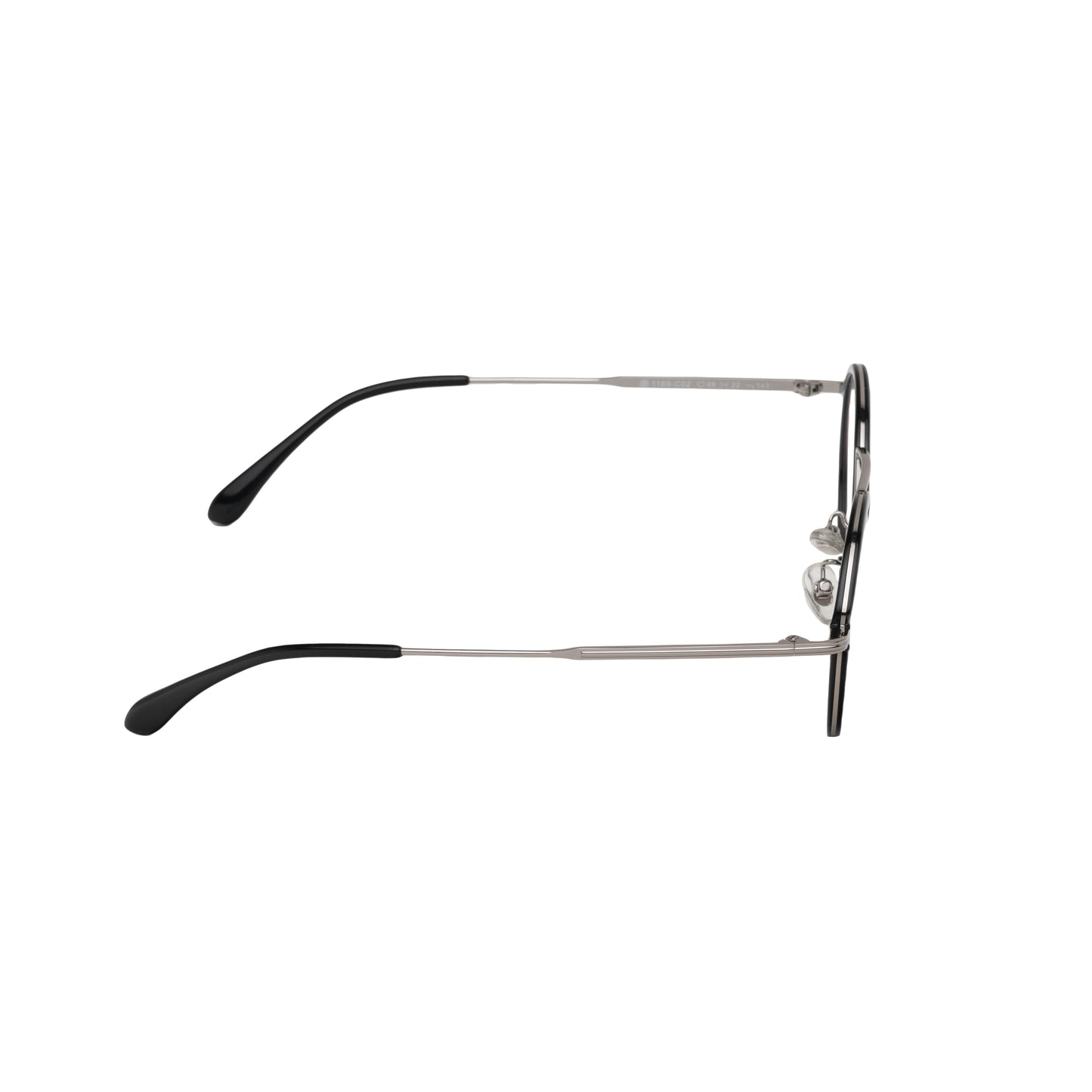 REDEX TRENDY ROUND UNISEX BLACK COLOR FULL FRAME