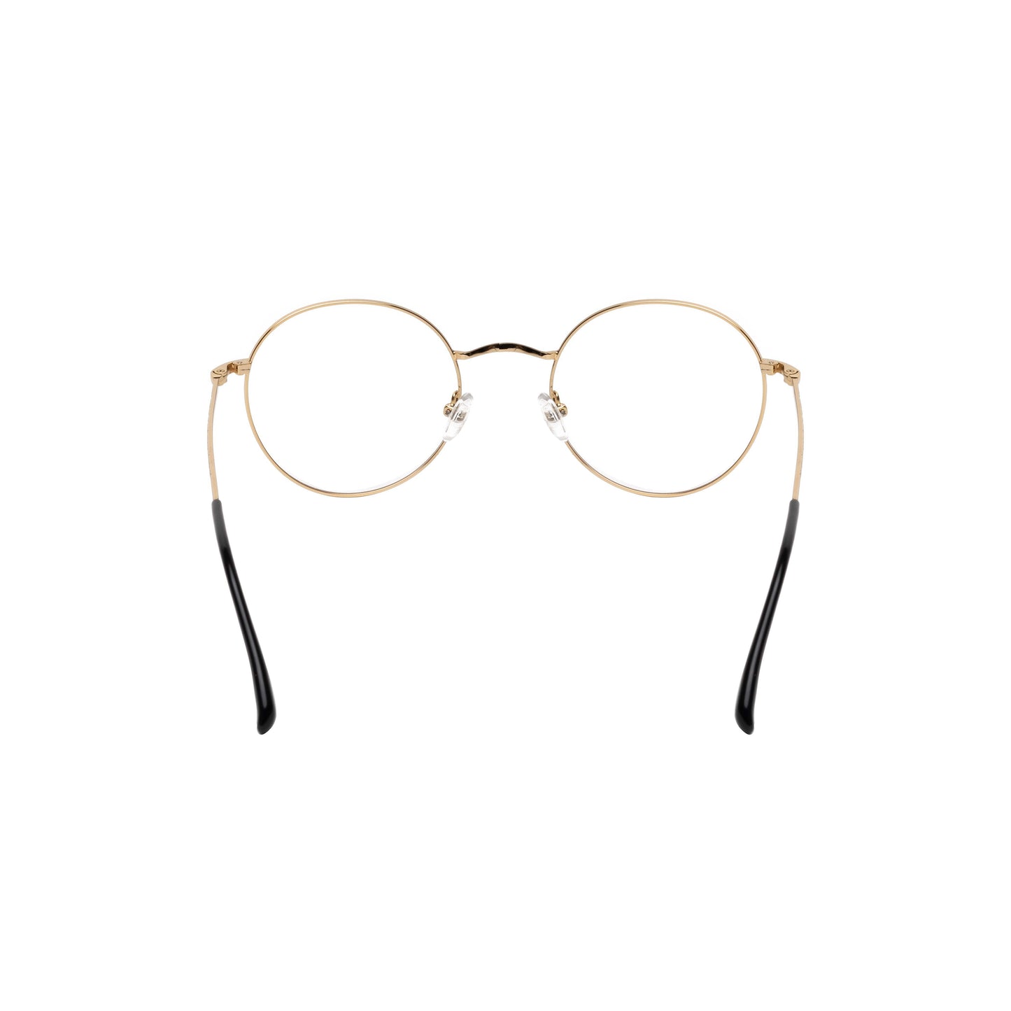 REDEX TRENDY ROUND UNISEX BLACK & GOLDEN COLOR FULL FRAME