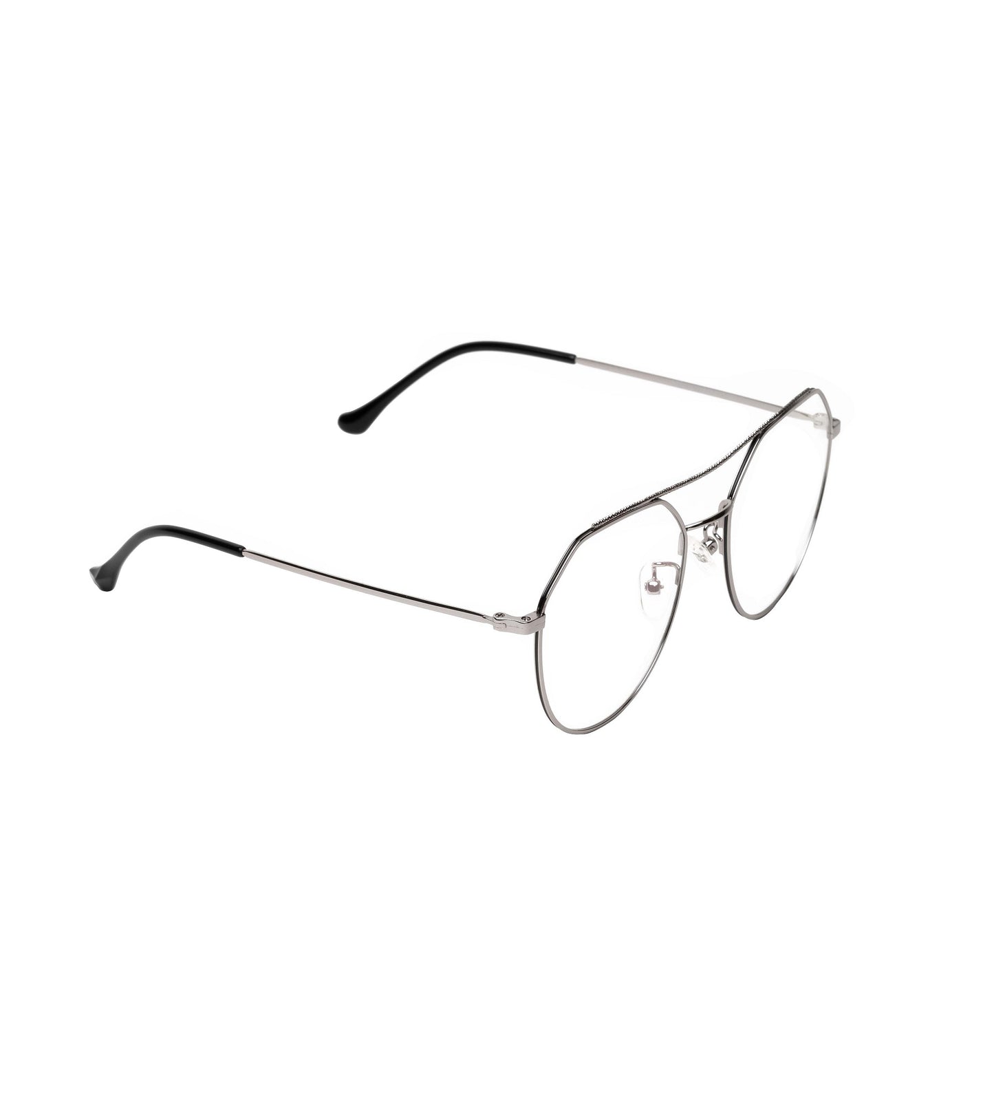 REDEX TRENDY OVERSIZED UNISEX SILVER COLOR FULL FRAME