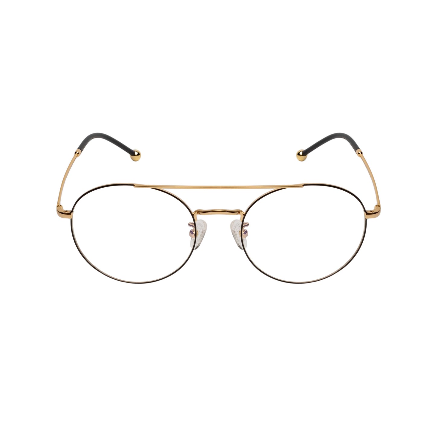 REDEX TRENDY OVERSIZED UNISEX BLACK & GOLDEN COLOR FULL FRAME