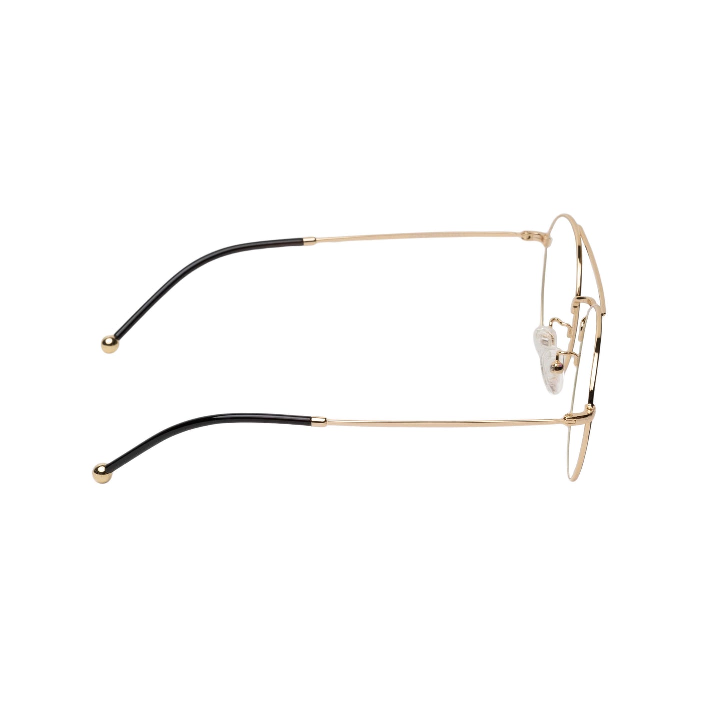 REDEX TRENDY OVERSIZED UNISEX BLACK & GOLDEN COLOR FULL FRAME