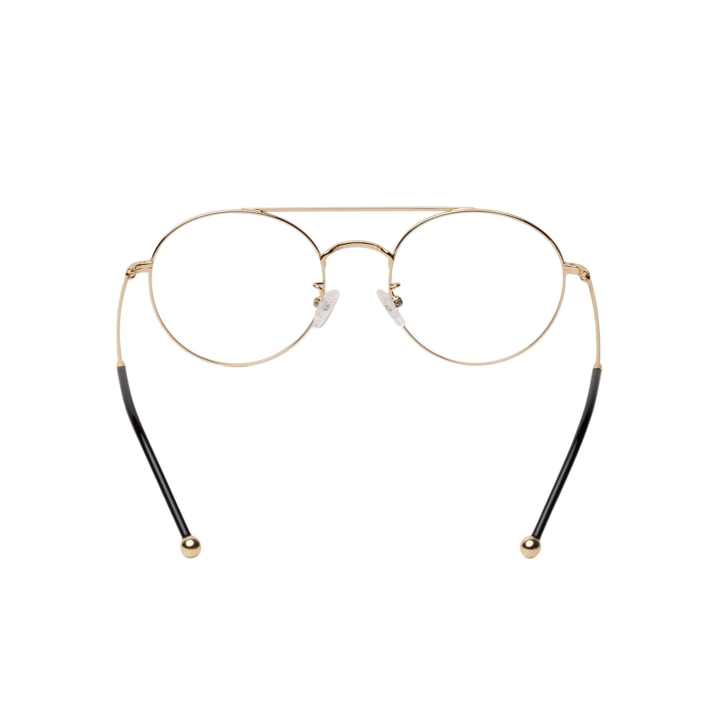 REDEX TRENDY OVERSIZED UNISEX BLACK & GOLDEN COLOR FULL FRAME