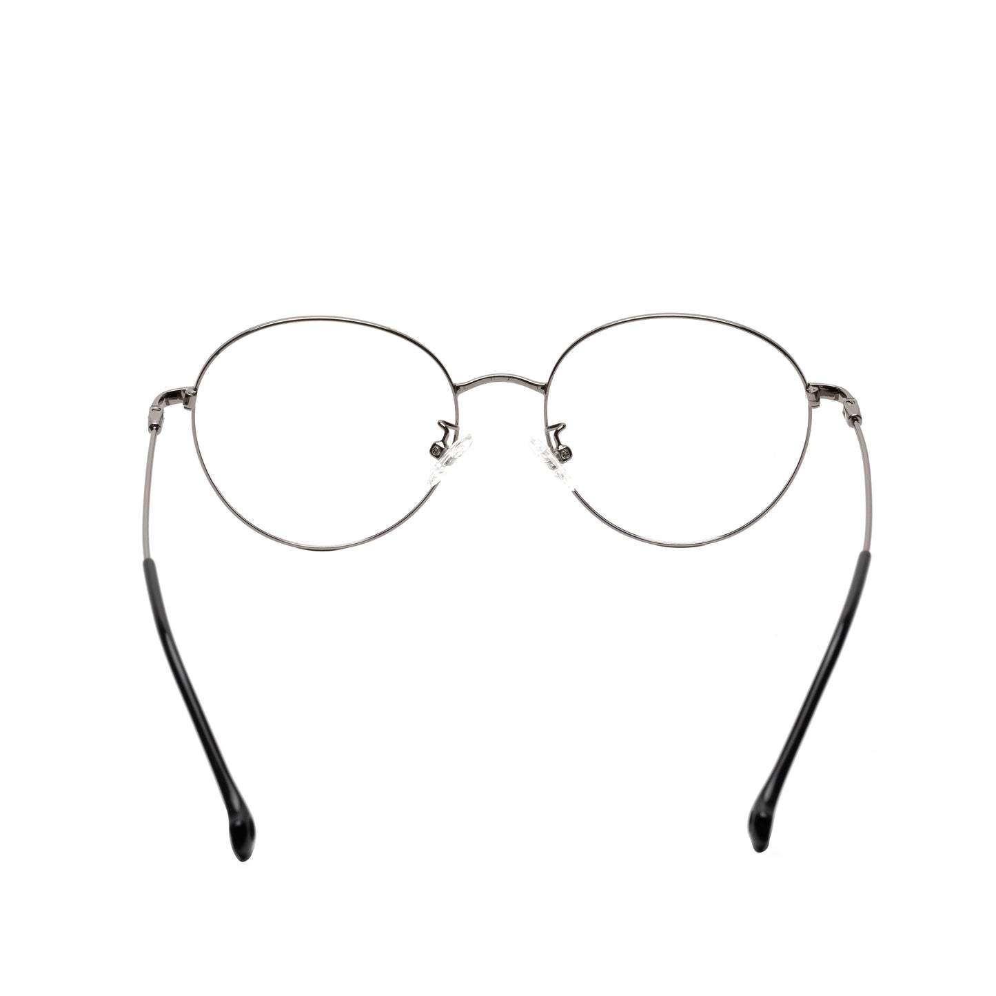 REDEX TRENDY ROUND UNISEX BLACK & GREY COLOR FULL FRAME