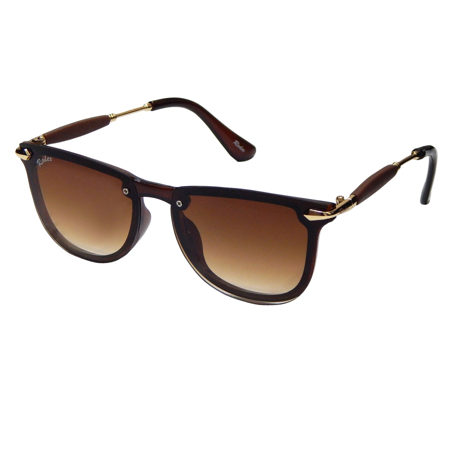 REDEX STYLISH WAYFARER UNISEX BROWN COLOR SUNGLASS