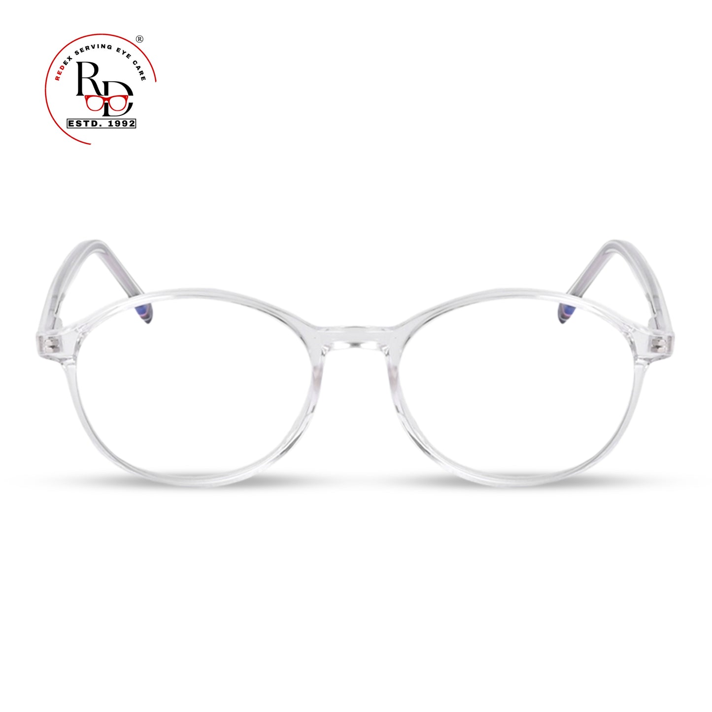 REDEX ROUND TRENDY UNISEX TRANSPARENT FULL FRAME