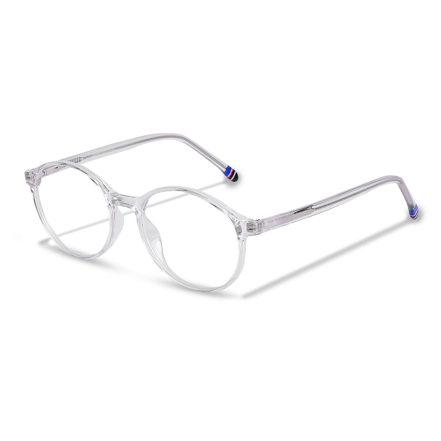 REDEX ROUND TRENDY UNISEX TRANSPARENT FULL FRAME