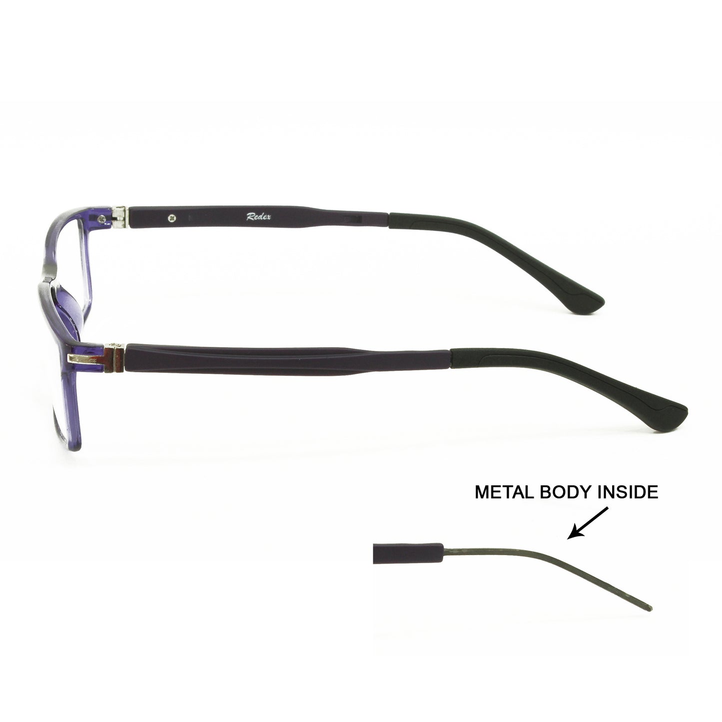 REDEX RECTANGLE UNISEX PURPLE COLOR FULL FRAME