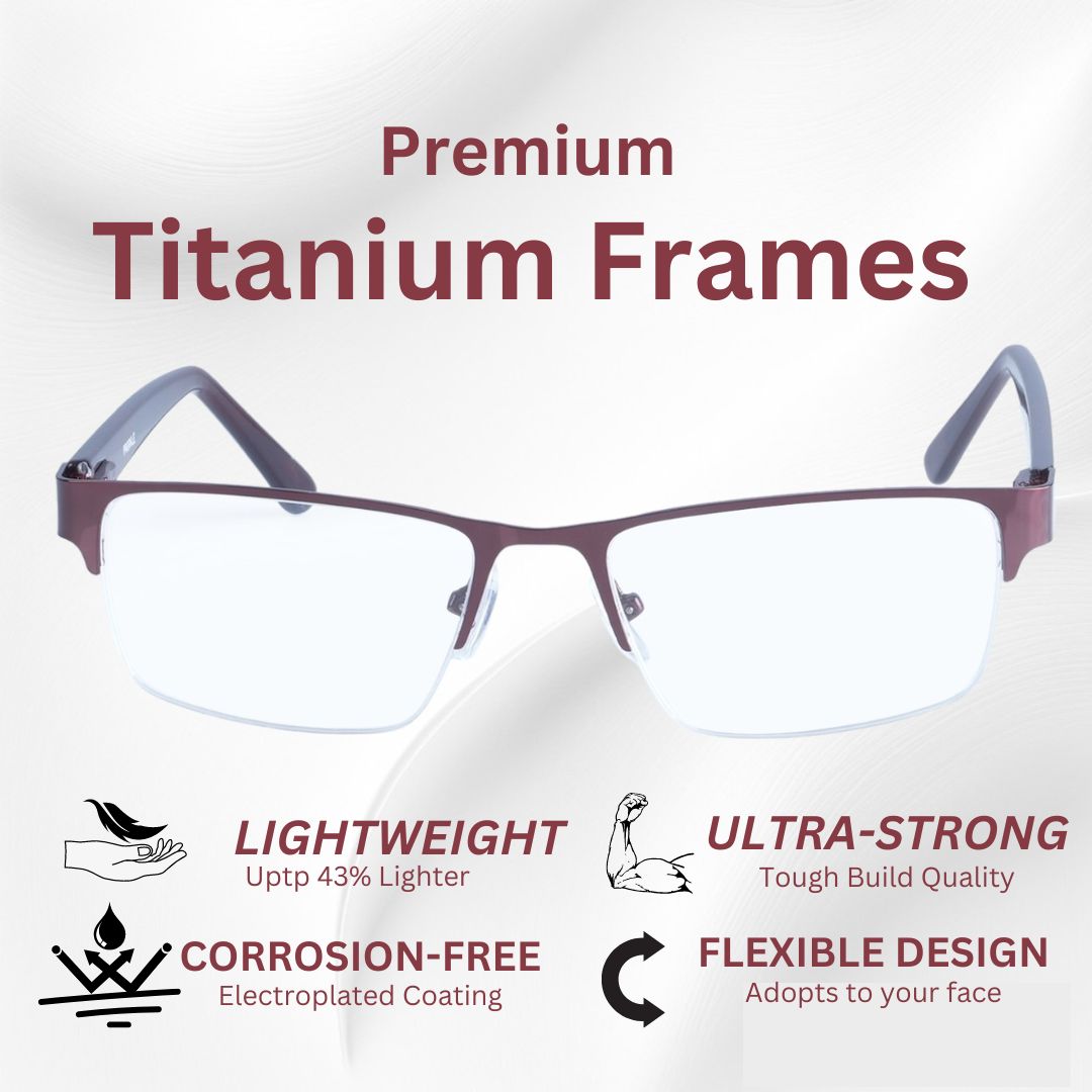 Redex Half Rim Bluecut Reading Glass For Unisex