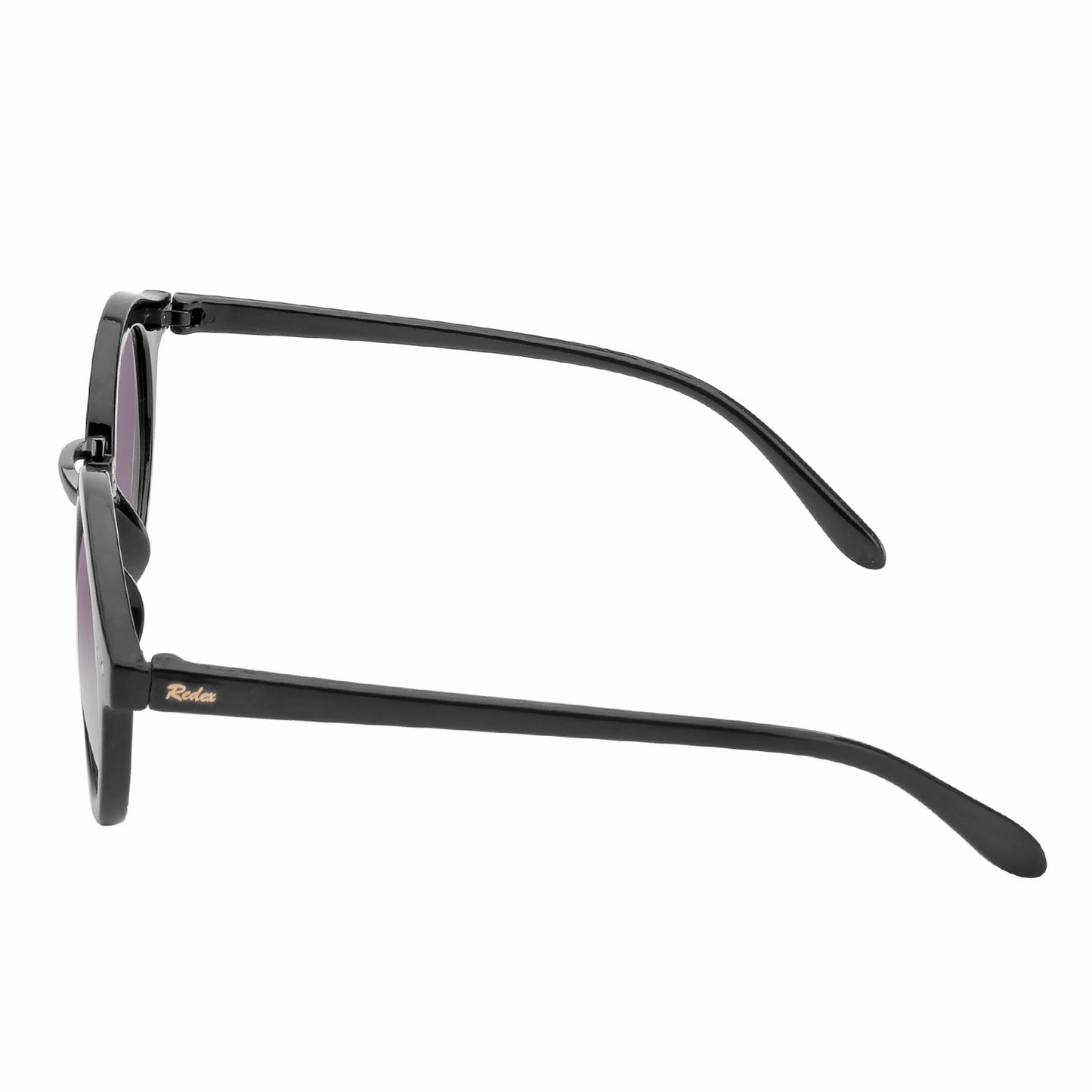 REDEX STYLISH ROUND UNISEX BLACK COLOR SUNGLASS