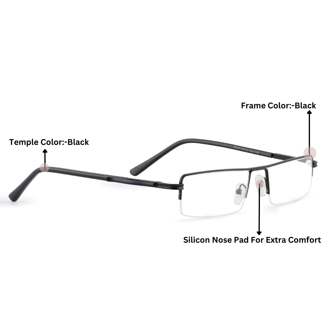 Redex Half Rim  Rectangle Reading Glasses For men or women