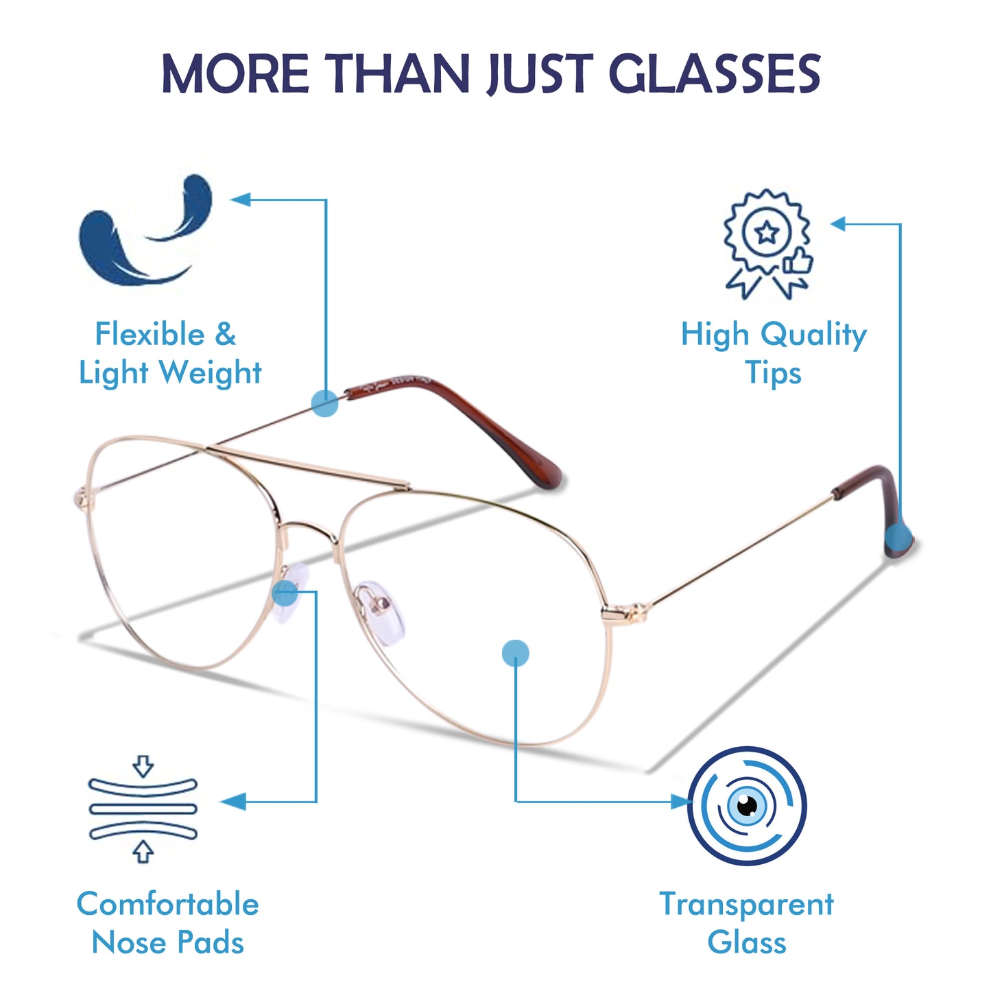 Redex  Bluecut Reading  Glass For Unisex