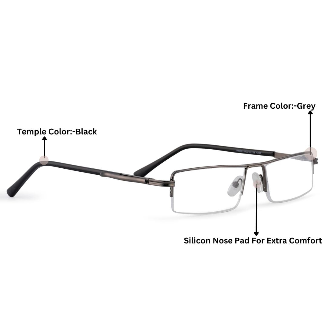 Redex Half Rim  Rectangle Reading Glasses For men or women