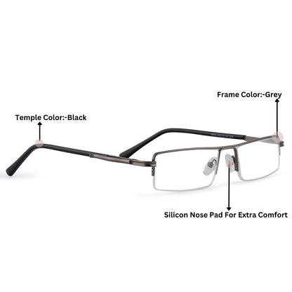 Redex Half Rim  Rectangle Reading Glasses For men or women