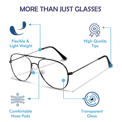 Redex Photochromatic Bifocal Bluecut Reading Avaitor Frame