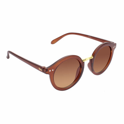 REDEX STYLISH ROUND UNISEX BROWN  COLOR SUNGLASS