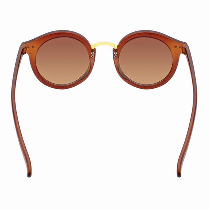 REDEX STYLISH ROUND UNISEX BROWN  COLOR SUNGLASS