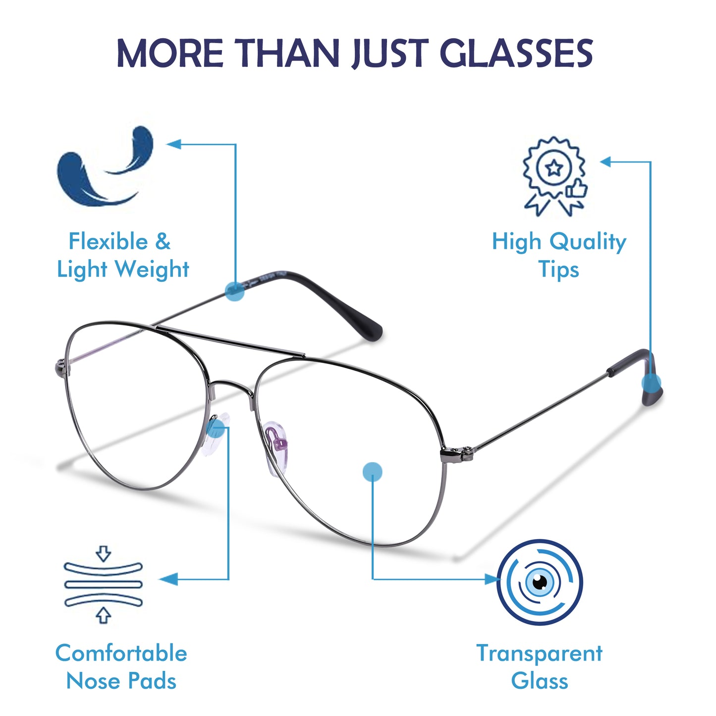 Redex  Bluecut Reading  Glass For Unisex