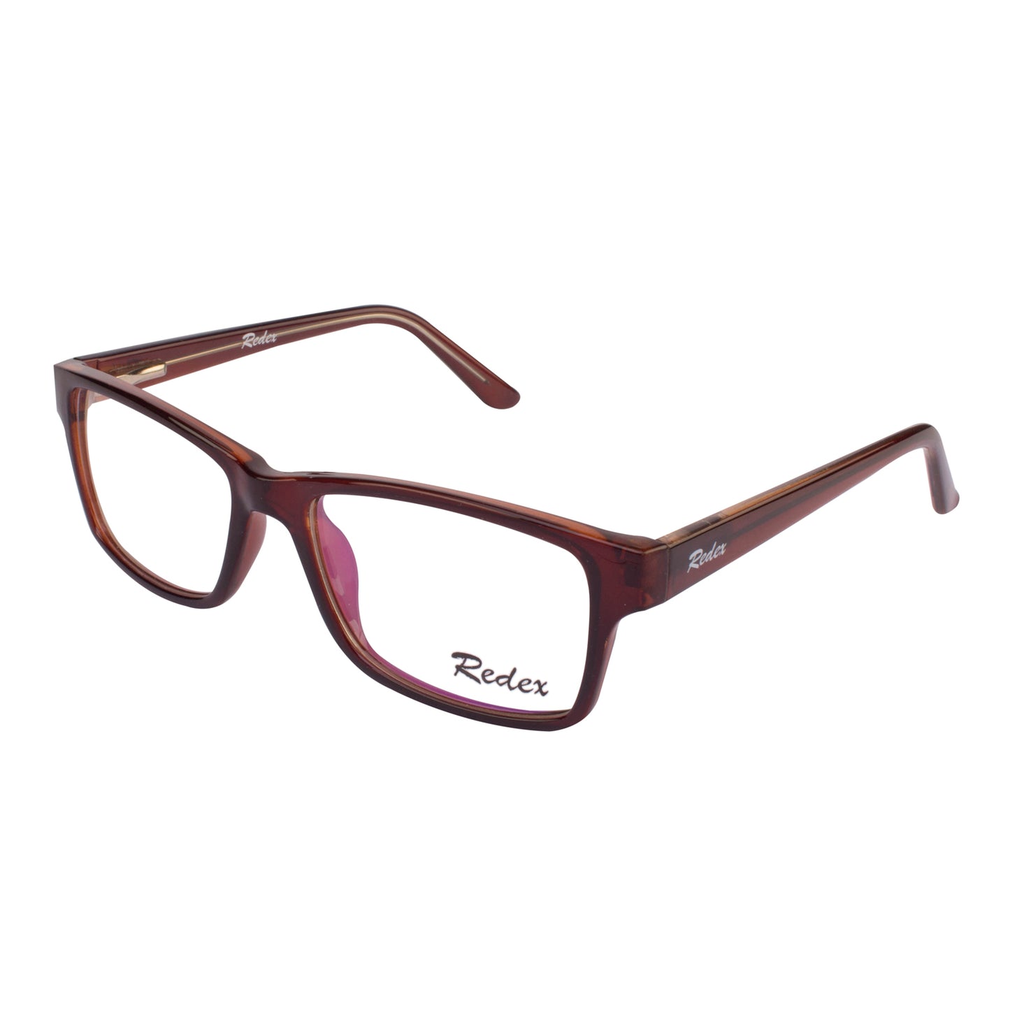 REDEX RECTANGLE  UNISEX BROWN COLOR FULL FRAME