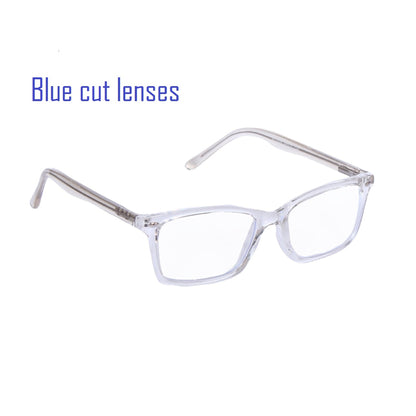 Redex Zero Power Blue-Cut Computer Glass Anti glare Block Harmful Rays Full Rim Rectangle Eye wear Spectacle Eye Frame