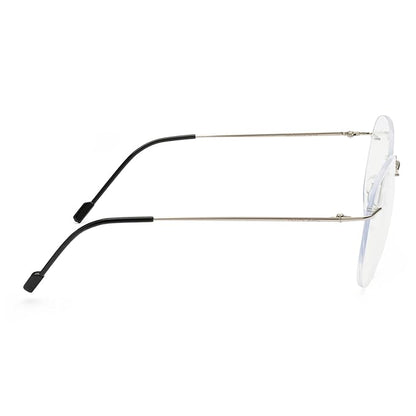 Rimless Aviator Anti Glare & Blue Cut Reading Glass For Unisex