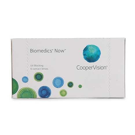 CooperVision Biomedics NOW UV Blocking Spherical Monthly Disposable Hydrogel Lenses (6 Lenses/Box)