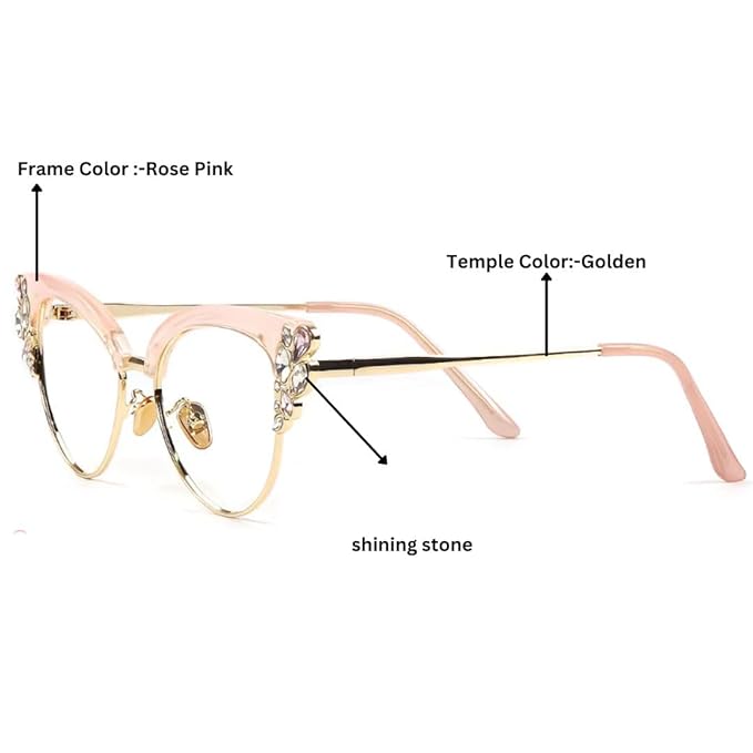 Redex Full Rim Cateye Reading Glasses For girls and  women