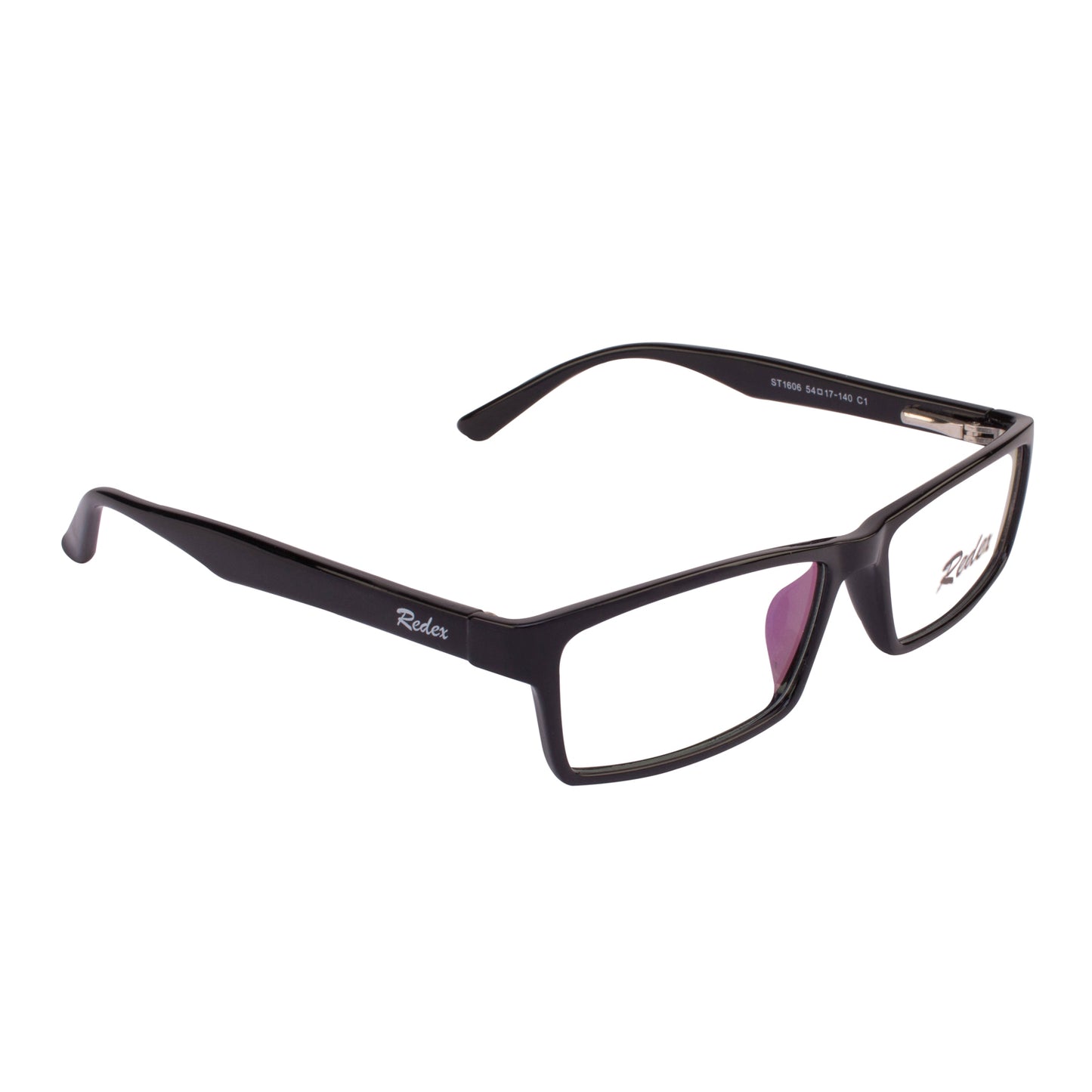 REDEX RECTANGLE  UNISEX BLACK COLOR FULL FRAME