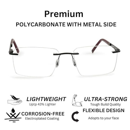 Redex Rimless Glass For Unisex