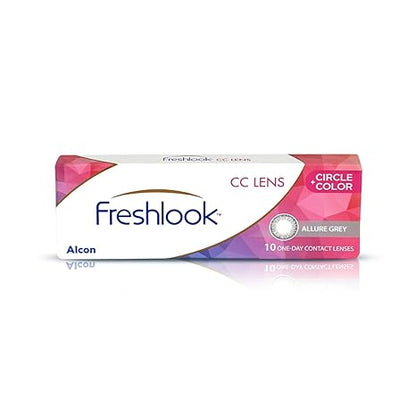 Alcon Freshlook Circle+Color - Daily Disposable Color Contact Lenses ( power lenes Pack of 10)