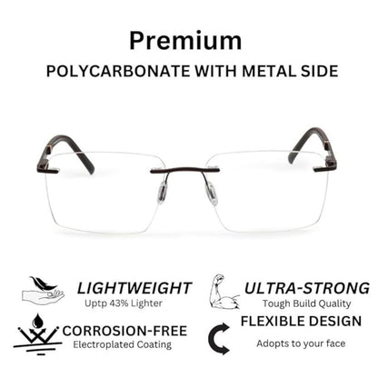 Redex Rimless Glass For Unisex
