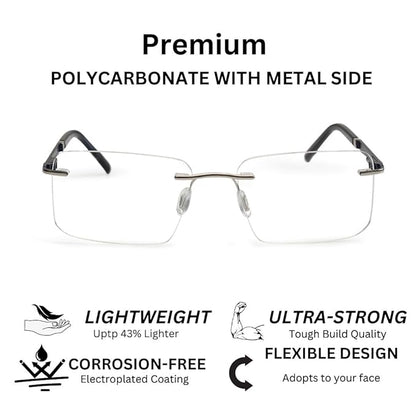 Redex Rimless Glass For Unisex