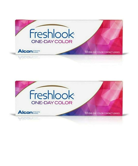 ALCON Freshlook One-Day Color Powerless 10 Lens + 10 Lens (Grey, Pure Hazel)