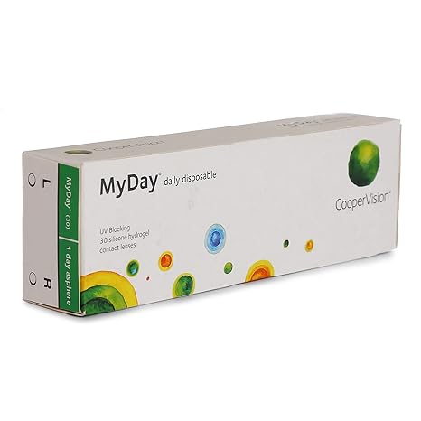 CooperVision My Day UV Spherical Daily Disposable Silicone Hydrogel Lenses (30 Lenses/Box) (power/ -0.25 to -6.00)