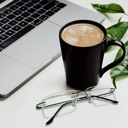 REDEX RECTUNGLAR UNISEX GREYCOLOR RIMLESS FRAME