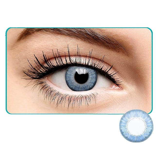 Bausch & Lomb Lacelle Circle Monthly Disposable Contact Lens (Plano, Brown, 2 Lenses )