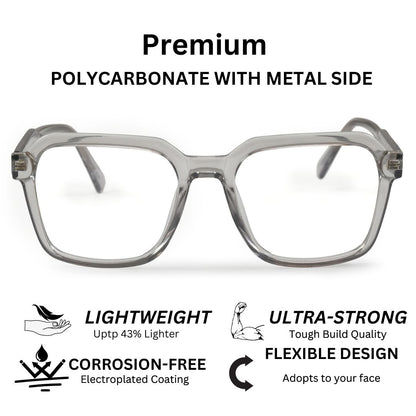 Redex Full Rim Oversized Frame For Men & Women  (55 mm)