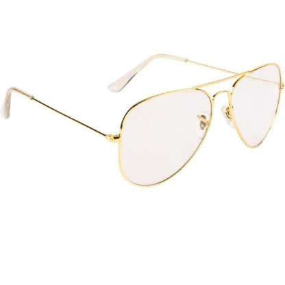 UV Protection Aviator Sunglasses  Photocromatic (Free Size)  (For Men & Women, Clear)